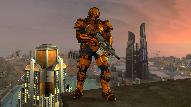Illustration for article titled New Crackdown 2 Screens Show Off Shiny Preorder Armor